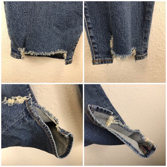 NWT Torrid High Rise Straight Leg Artisan Hem Cropped Denim Jeans Plus Size 24R - Picture 7 of 9